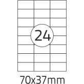 ETYKIETY SAMOPRZYLEPNE A4 70x37 MATOWE DALPO BIAŁE NAKLEJKI BEZ NADRUKU