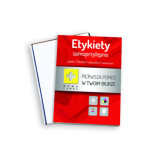 ETYKIETY SAMOPRZYLEPNE A4 52,5X29,7 MATOWE DALPO BIAŁE NAKLEJKI BEZ NADRUKU