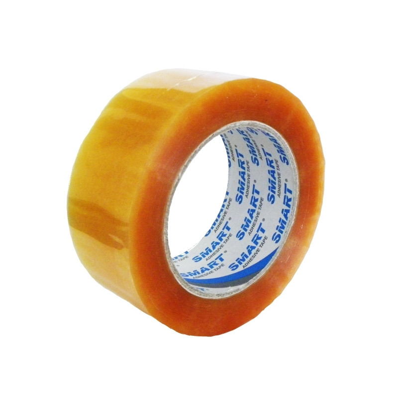 TAŚMA KLEJĄCA 48x132 TAŚMA PAKOWA KAUCZUKOWA SMART SOLVENT KAUCZUK BEZBARWNA /1 ZGRZEWKA -6 SZTUK/