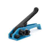 ZESTAW :TAŚMA SPINAJĄCA PP 12x0,8x2000 POLIPROPYLENOWA  /1 ROLKA/ + ZAPINKI  DRUCIANE 13/1000 SZT/ + NAPINACZ