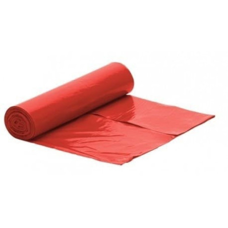 WORKI NA ŚMIECI 240 L CZERWONE SEGREGACJA ODPADY MEDYCZNE 95x140 CM