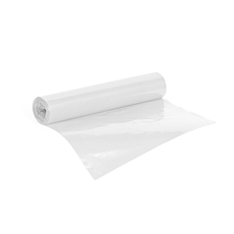 WORKI NA ŚMIECI 160 L BIAŁE MLECZNE  90x110 CM