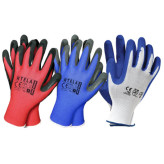 Rękawice robocze RTELA_N latex / 100 par/ ROZMIAR 9 , L