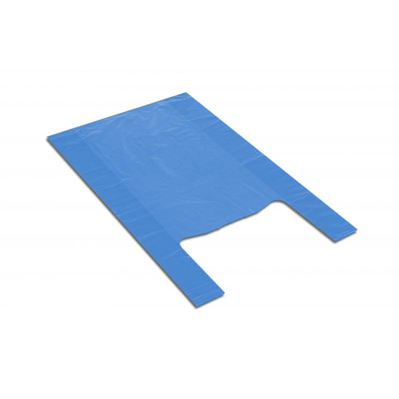 REKLAMÓWKI 30x7x55 CM FOLIOWE LDPE NIEBIESKIE GRUBE 300x70X550 MM /50 SZT/ GRUBOŚĆ 51 MIKRONÓW