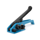 ZESTAW :TAŚMA SPINAJĄCA PP 19x09x1200 POLIPROPYLENOWA /1 ROLKA/ + ZAPINKI DRUCIANE 19/1000 SZT/ + NAPINACZ