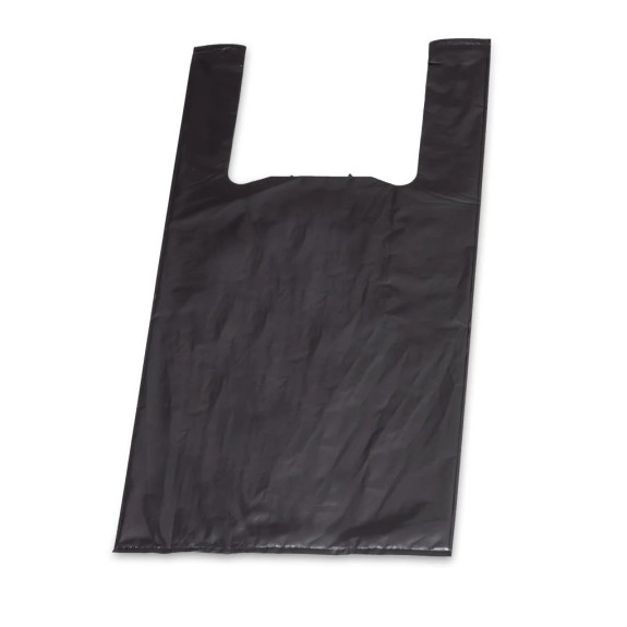40 X REKLAMÓWKI 25x5x45 CM LDPE ZRYWKI GRUBE TORBY FOLIOWE CZARNE 250x450 MM /50 SZT/
