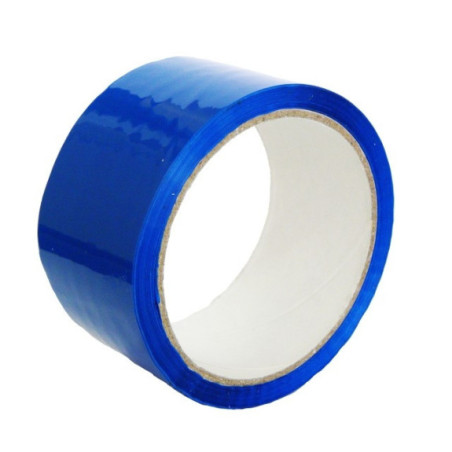 TAŚMA KLEJOWA 48x50 NIEBIESKA PAKOWA AKRYLOWA KOLOROWA  /KARTON-36 SZTUK/