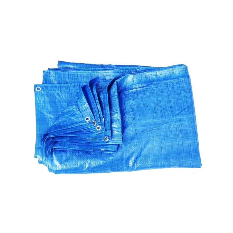 PLANDEKA BUDOWLANA 5x8 NIEBIESKA