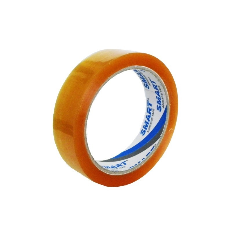 TAŚMA KLEJĄCA 38x60 BEZBARWNA PAKOWA KAUCZUKOWA SMART   /ZGRZEWKA-6 SZT/