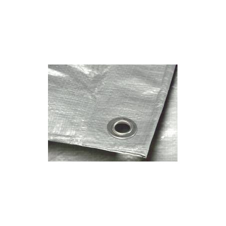 PLANDEKA BUDOWLANA 4x6 SREBRNA