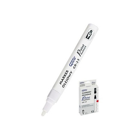 MARKER OLEJOWY GRAND GR-25 BIAŁY